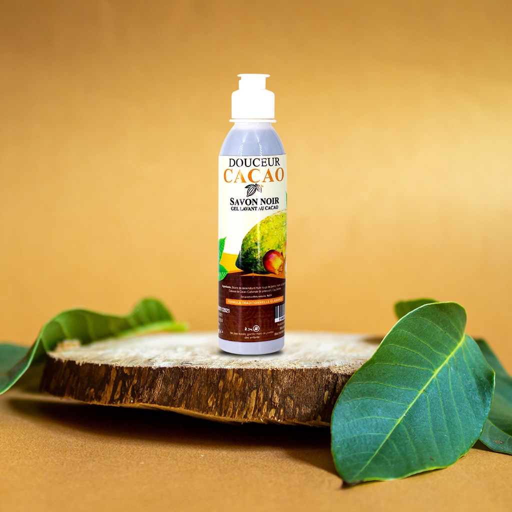 GEL LAVANT AU CACAO-DOUCEUR CACAO (SAVON NOIR)